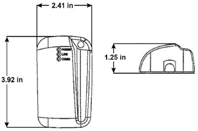 Mechanical Drawing - Advantech ABDNA Enterprise Wireless Bridges & Access Routers