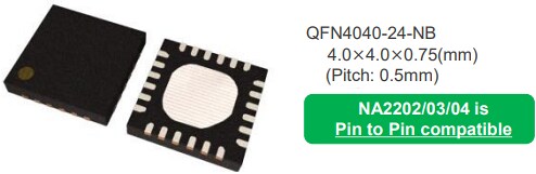 資訊圖 - Nisshinbo NA220x 5V類比前端 (AFE)