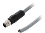 L-Com M12 K-Code AC Power Pigtail Cable Assemblies