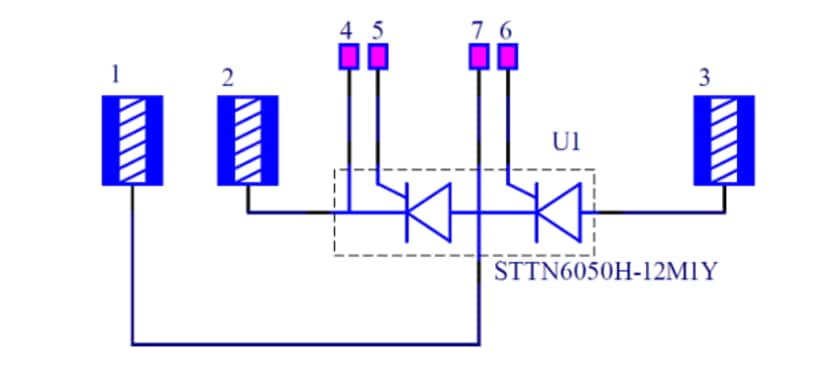 Schematic - STMicroelectronics STEVAL-TO240SCR Evaluation Board