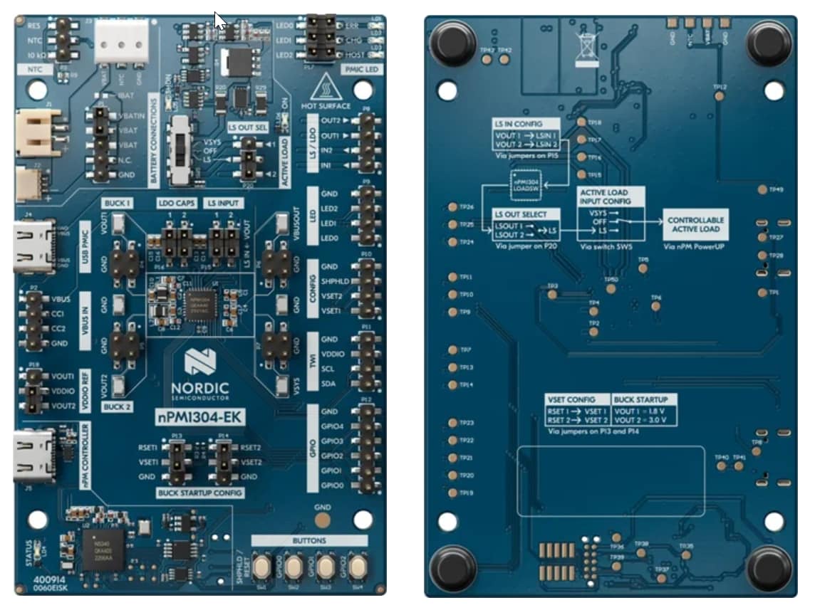 Nordic Semiconductor nPM1304評估套件