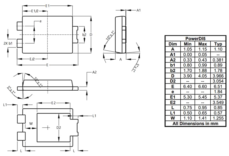 Chart - Diodes Incorporated DTH1006P5 Glass Passivated Fast Recovery Rectifier