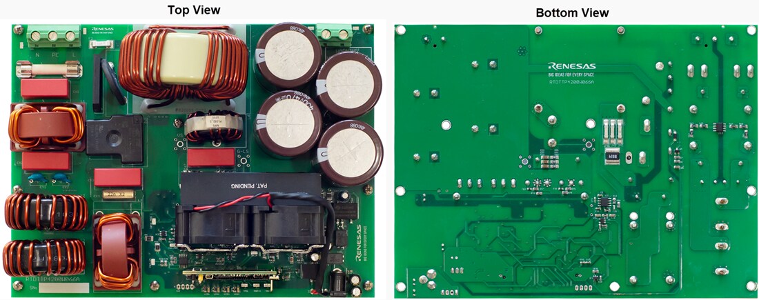 Mechanical Drawing - Renesas Electronics RTDTTP4200W066A GaN Evaluation Board
