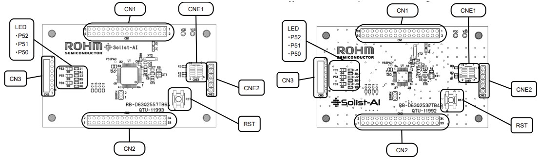 ROHM Semiconductor RB-D63Q2537與RB-D63Q2557參考板