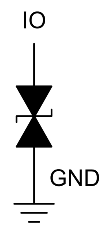 Block Diagram - Texas Instruments ESD701/ESD701-Q1 ESD Protection Diodes