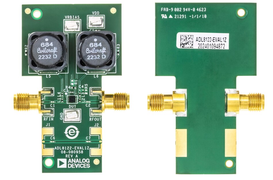 Analog Devices Inc. ADL8122-EVAL1Z Evaluation Board