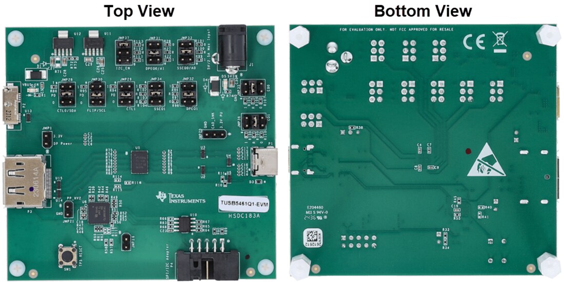 Location Circuit - Texas Instruments TUSB5461Q1-EVM Switch Evaluation Module