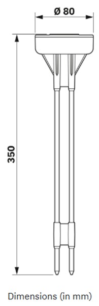 Mechanical Drawing - Phoenix Contact PMD EM M-30 LR Soil Moisture Sensor