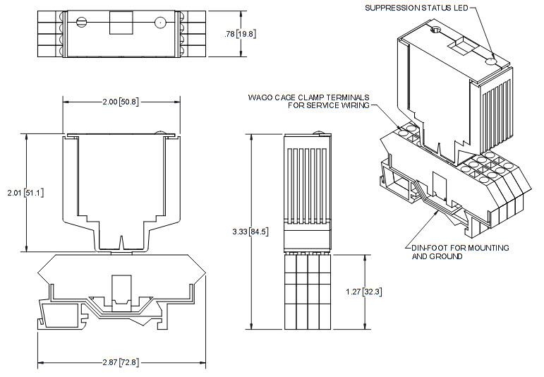 ZZZ-Transtector DR DIN-Rail AC Surge Protectors (SPDs)