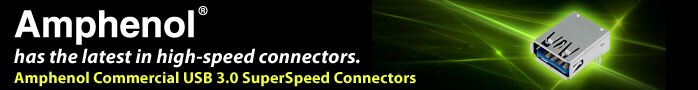 Amphenol Commercial USB 3.0 SuperSpeed連接器