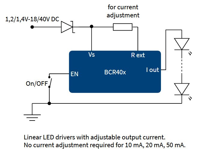 Infineon Driving Low-Power LEDs (5-65mA)