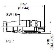 Amphenol-Tuchel C091D Circular Male Connectors Diagram