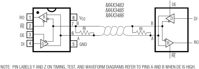 MAX348x Typical Operating Circuit