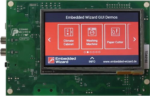 NXP Semiconductors MIMXRT1050-EVK Evaluation Kit + RK043FN02H-CT LCD Display Module