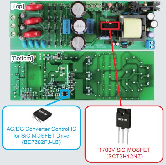 ROHM Semiconductor BD7682FJ-LB-EVK-402 Evaluation Board Featured Parts On the Board