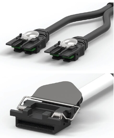 TE Connectivity Chipconnect Internal Faceplate-to-Processor Cable Assemblies