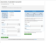 設計工具：脈衝能量計算器