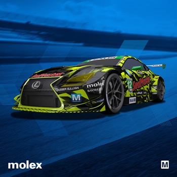 Mouser Electronics and Molex Gear Up to Support Vasser Sullivan Lexus Racing for 2025 IMSA Season
